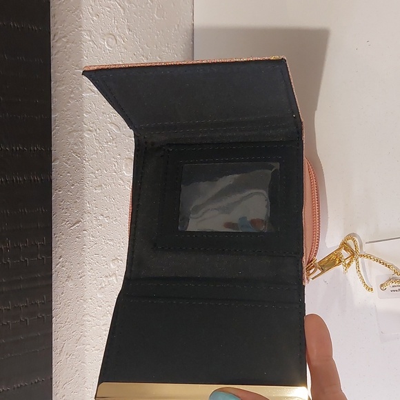 Imoshion Pink Sparkly Wallet with Gold Accents - Picture 5 of 6